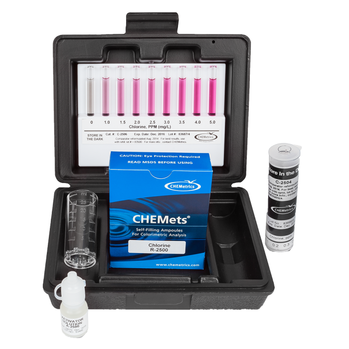 chemetrics chlorine test kit osprey scientific